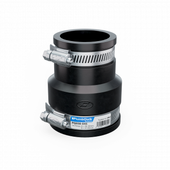 FERNCO PVC FLEXIBILE ADAPTOR 50-59 / 37-46 (1 1/2\" - 2\")