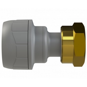 POLYPLUMB STRAIGHTTAP CONNECTR;22MMX3/4\"