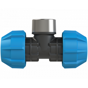 POLYFAST BSP FEMALE BRANCH TEE;20MMX1/2\"