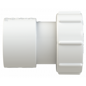 S/WELD THREADED COUPLING; 32MM WHITE