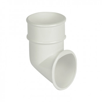 E.TUPLING 68MM ROUND DOWNPIPE SHOE - WHITE