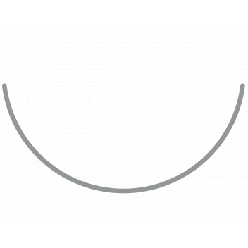 RWHR112 HALF ROUND GUTTER; 4M GREY