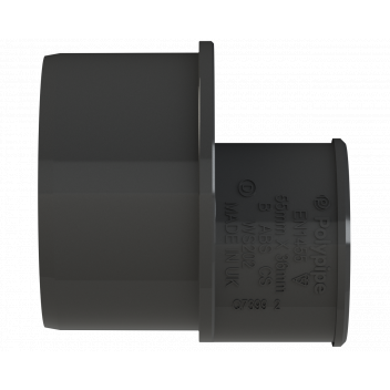 S/WELD REDUCER; 32MM (FROM 50MM) BLACK