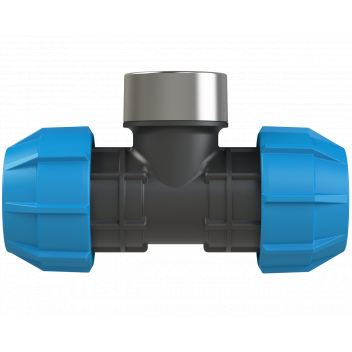 POLYFAST BSP FEMALE BRANCH TEE; 32MMX1\"