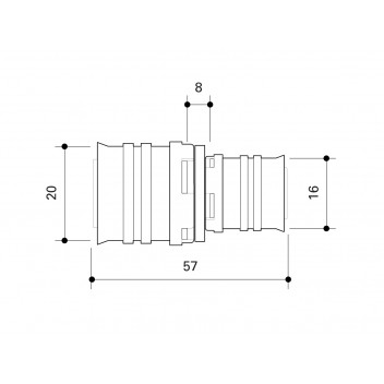 FRANKISCHE ALPEX MLC REDUCER 20MM - 16MM