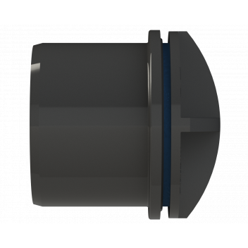 S/WELD SCREWED ACCESS STOP END PLUG; 32MM BLACK