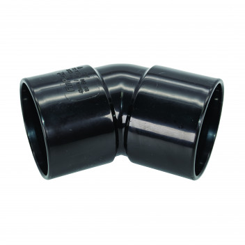 FLOPLAST S/WELD OBTUSE BEND 45 DEG OBTUSE OFFSET; 40MM BLACK