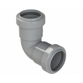 PUSHFIT KNUCKLE BEND 90DEG; 32MM GREY