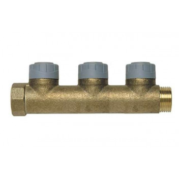 POLYPLUMB BRASS SINGLESIDED MANIF UNVALV