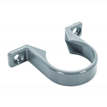 FLOPLAST S/WELD PIPE CLIP; 40MM GREY