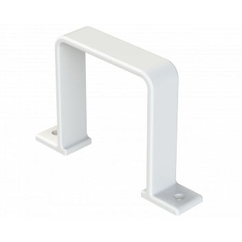 DPSQ65 FLUSH PIPE BRACKET; WHITE