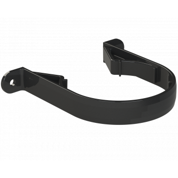POLYPIPE RING-SEAL PIPE CLIPS (PLASTIC);3\"/82MM BLCK