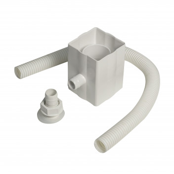 FLOSAVER RAINWATER DIVERTER; WHITE