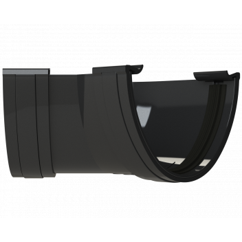 PFLOW DEEP 135 DEGREE ANGLE; BLACK