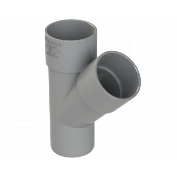 S/WELD JUNCTION 45DEG; 40MM GREY