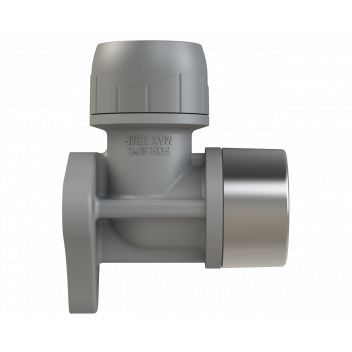 POLYPLUMB WALL PLATE ELBOW; 15MM X 1/2\"