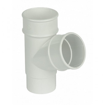 E.TUPLING 68MM ROUND 67.5DEG BRANCH - WHITE