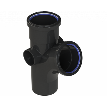 POLYPIPE RING-SEAL SINGL BRANCH;4\"/110MM 112.5D EQBK