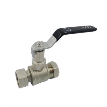 INTATEC 1 1/4\" FEMALE SWIVEL X 35MM EXTENDED LEVER BALL VALVE