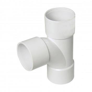 E.TUPLING SOLVENT WASTE TEE - 40MM - WHITE