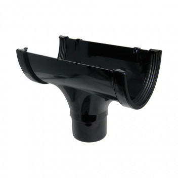 FLOPLAST XTRAFLO RUN OUTLET; 170MM BLACK