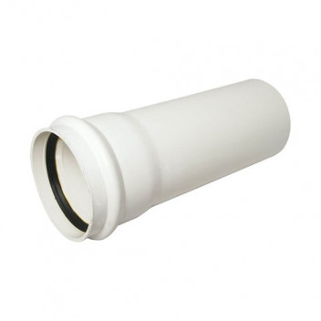 E.TUPLING SINGLE-SOCKET SOIL PIPE - 4M - WHITE