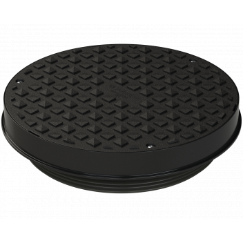 POLYPIPE 320MM RND PP COVER+FRAME A15 1/5