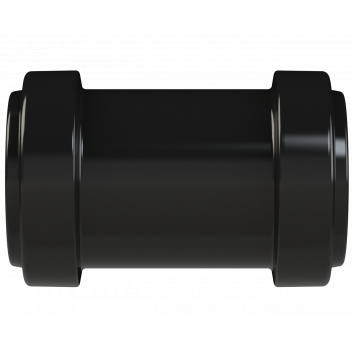 PUSHFIT STRAIGHT COUPLING; 32MM BLACK