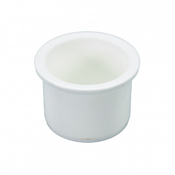 FLO PUSHFIT SOCKET STOP END PLUG; 40MM WHT