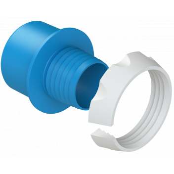 POLYFAST 63MM X 2\" MID BLUE ADAPTER SET