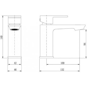 HOLLINGWORTH BASIN MIXER  - WASTE NOT INCLUDED
