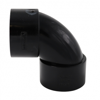 E.TUPLING SOLVENT WASTE 92.5 SWEPT - 50MM - BLACK