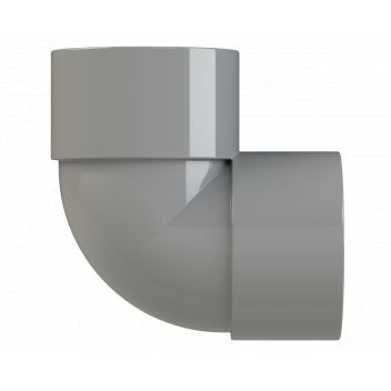 S/WELD KNUCKLE BEND 90DEG; 40MM GREY