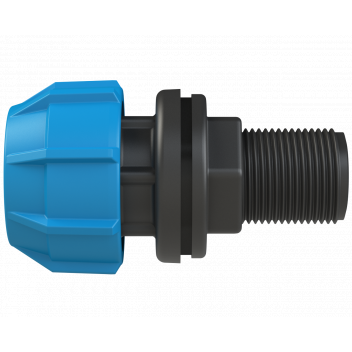 POLYFAST TANK CONNECTOR;25MM X 3/4\"