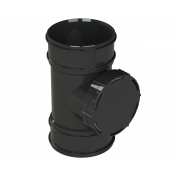 S2000 SHORT ACCESS PIPE; 4\"/110MM BLACK