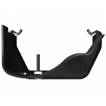 RW FITTS PLASTIC-METAL GUTT ADAPTOR;BLCK