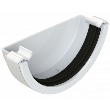 RWHR112 EXTERNAL STOP END; WHITE