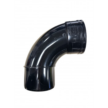 E.TUPLING SOLVENT SOIL 92.5DEG SINGLE-SOCKET BEND - BLACK