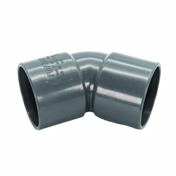 FLOPLAST S/WELD OBTUSE BEND 45 DEG OBTUSE OFFSET; 32MM GREY
