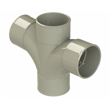 50MM MUPVC CROSS TEE 92.5DEG SG