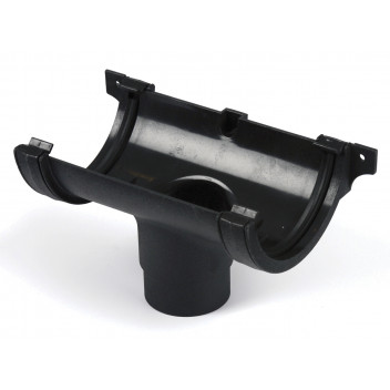 112MM ROUNDSTYLE CAST IRON EFFECT RUNNING OUTLET