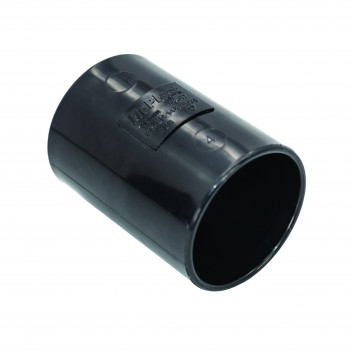 FLOPLAST S/WELD STRAIGHT COUPLING; 32MM BLACK