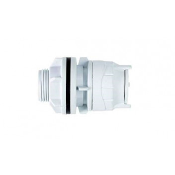 POLYFIT TANK CONNECTOR; 22MM X 3/4\"