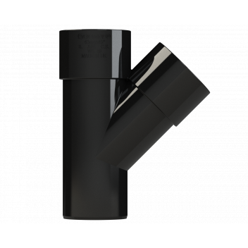 S/WELD JUNCTION 45DEG; 40MM BLACK