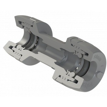 POLYPLUMB STRAIGHT COUPLER; 10MM
