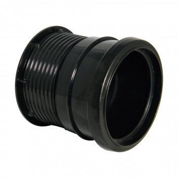 FLOPLAST RING-SEAL DRAIN CONNECTOR; BLACK