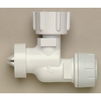 POLYPLUMB BENT SERVICE VALVE; 90D 15X1/2