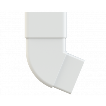 DPSQ65 112.5 DEGREE OFFSET BEND; WHITE