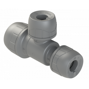 POLYPLUMB BRANCH & ONE END REDUCED TEE 15X10X10