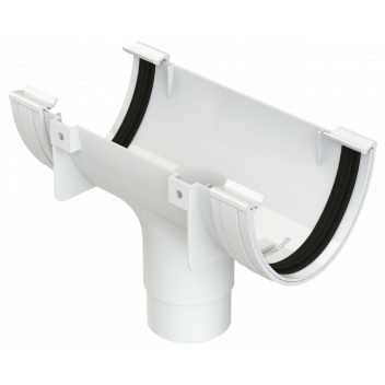 PFLOW DEEP RUNNING OUTLET; WHITE